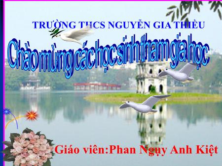 Bài giảng Đại số 8 - Bài: Ôn tập cuối năm - Phan Ngụy Anh Kiệt