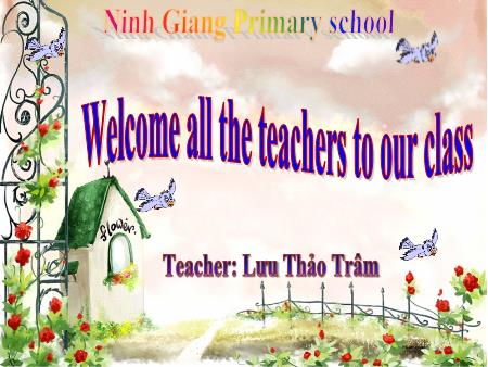 Bài giảng Tiếng Anh 5 - Unit 5: Can you swim. Lesson 1: Part 3, 4, 5 - Năm học 2018-2019 - Lưu Thảo Trâm